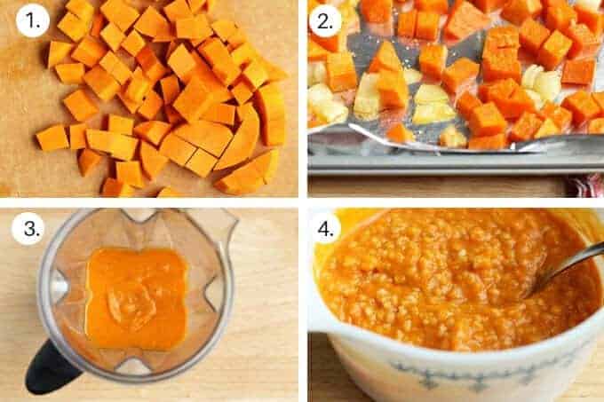 how to make butternut squash risotto step by step