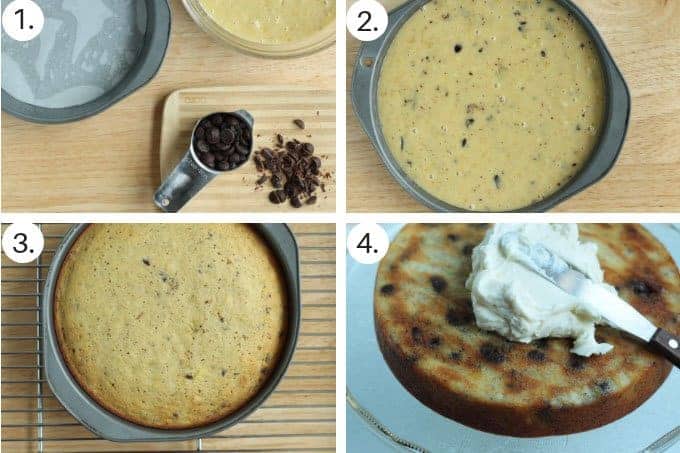 how to make healthy chocolate chip banana cake step by step
