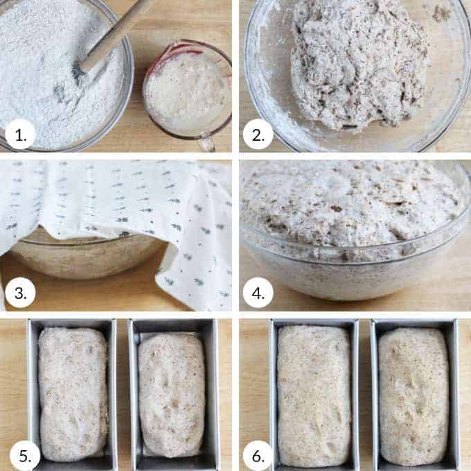 how to make no knead bread step by step process