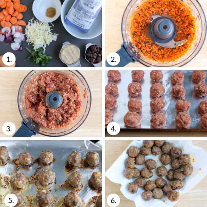 how to make lamb meatballs step by step