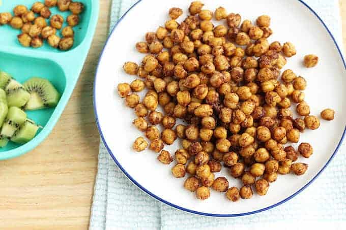 Soft Roasted Chickpeas Recipe A Salty Sweet Kid Snack