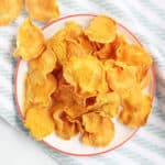 sweet-potato-chips-on-white-plate