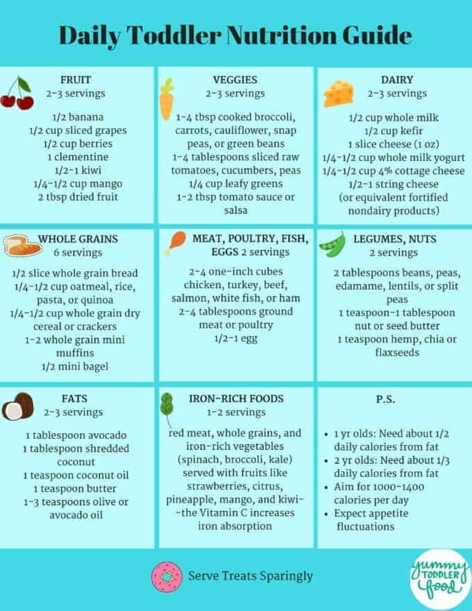 Daily Toddler Nutrition Guide - Yummy Toddler Food