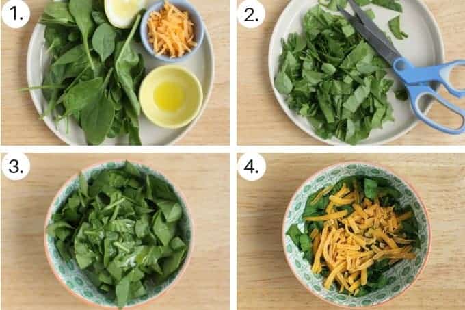 how-to-make-cheesy-greens-step-by-step process