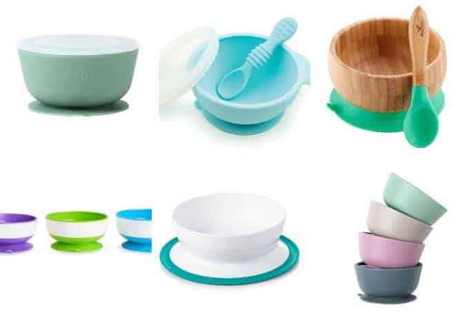 suction bowls in grid of 6