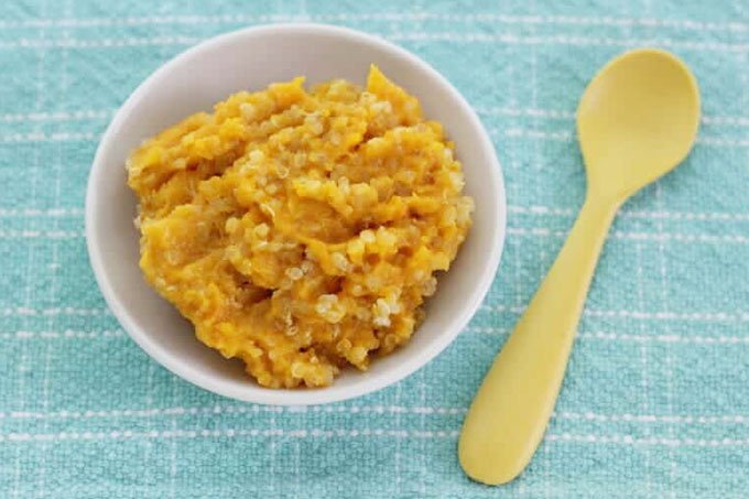 butternut squash and quinoa baby food