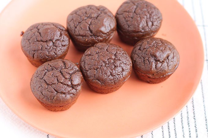 baked pumpkin chocolate muffins