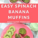 spinach banana muffins pin 1