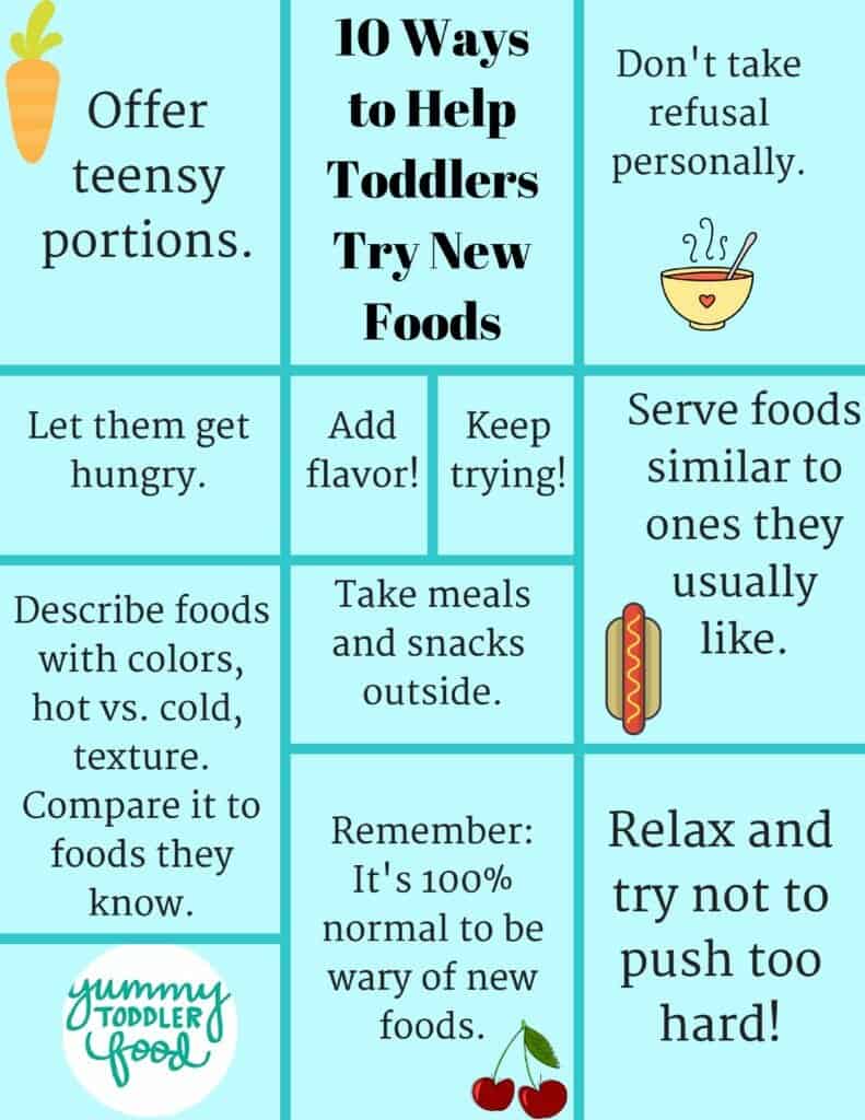 10 Ways to Help Toddlers Try New Foods