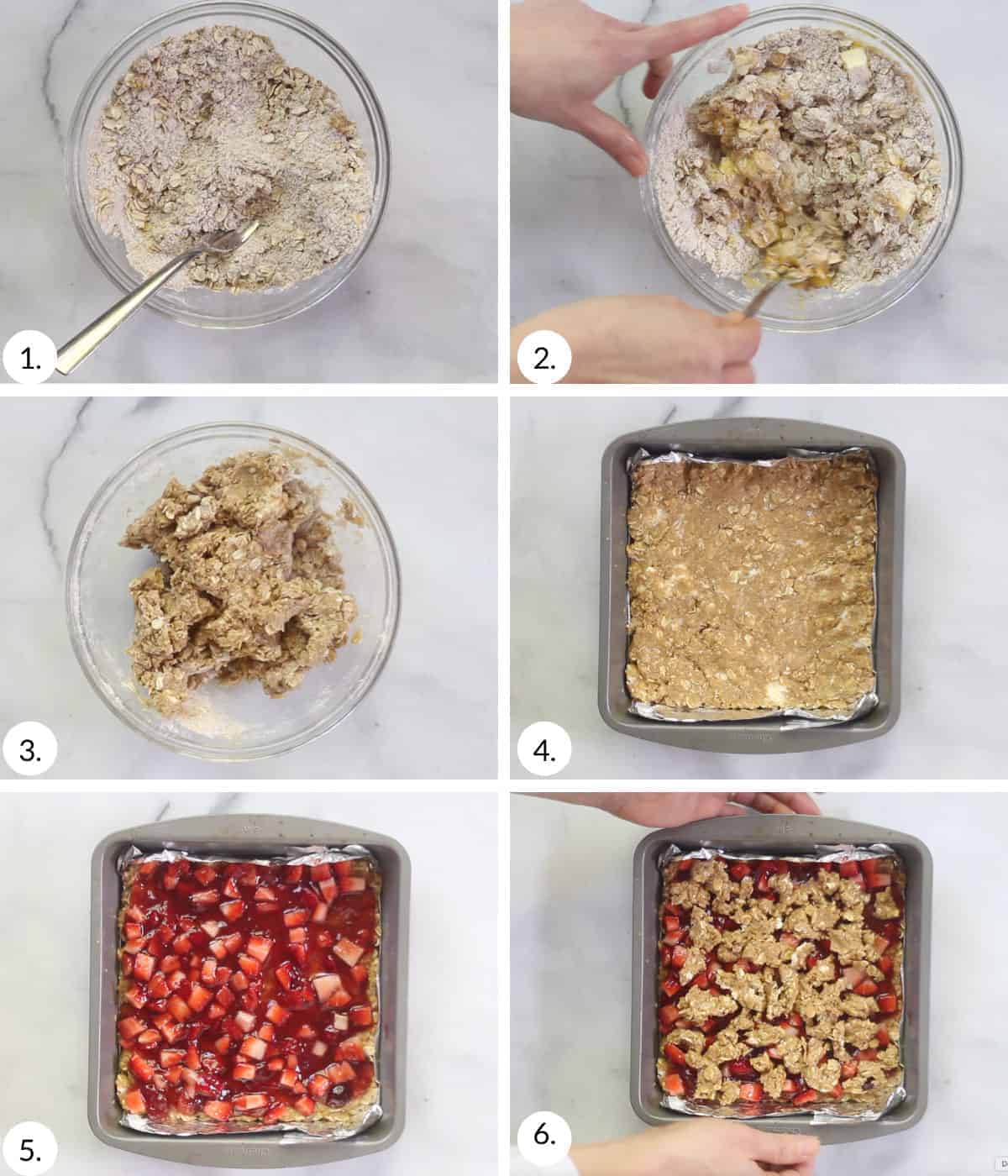 how-to-make-strawberry-oatmeal-bars-step-by-step