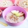 overnight steel cut oats with apples
