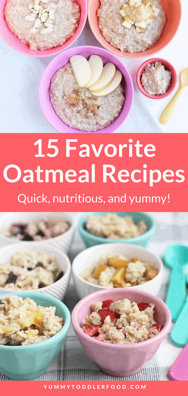 15 Healthy Oatmeal Recipes for Babies, Toddlers, and Big Kids