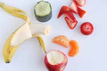 leftover fruit from baby or toddler