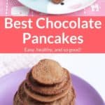 chocolate pancakes pin 1