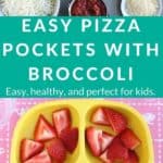 pizza pockets with broccoli pin