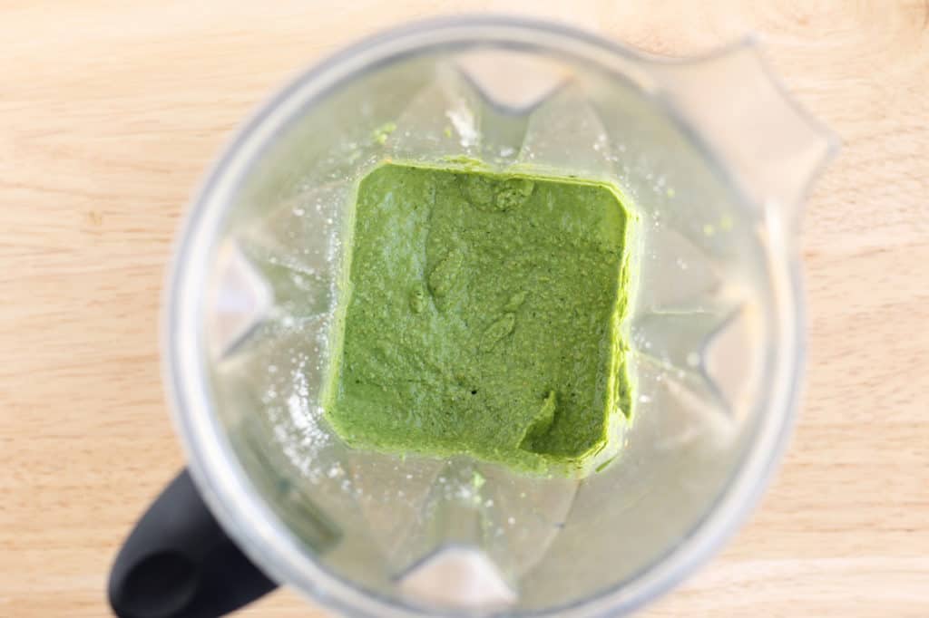 blended-spinach-pesto-in-blender
