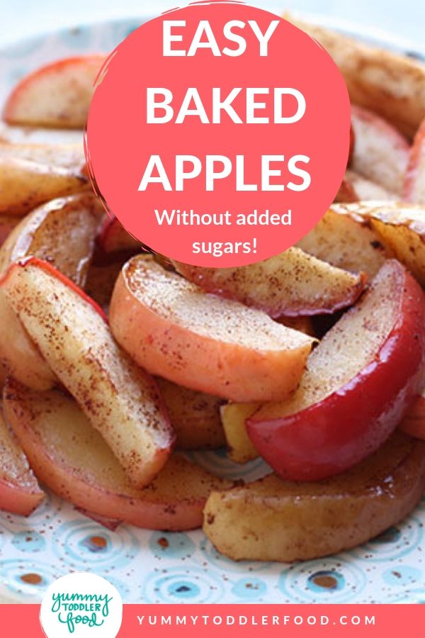 ingredients in baked apple slices.