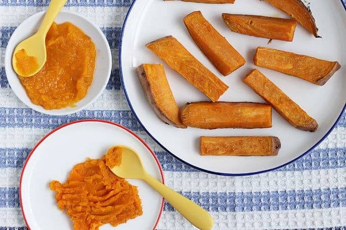 trone Ru Skim Favorite Sweet Potato Baby Food (BLW & Pureed)