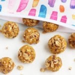 granola bites in reusable bag