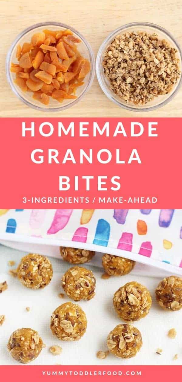 how to make granola bites step by step