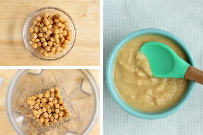 how to make pureed beans for baby