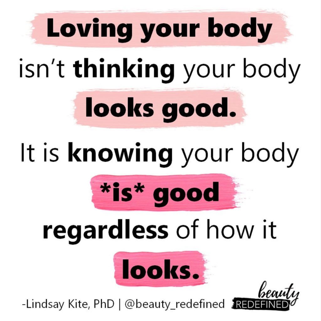 loving your body quote