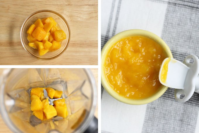 how to make mango puree