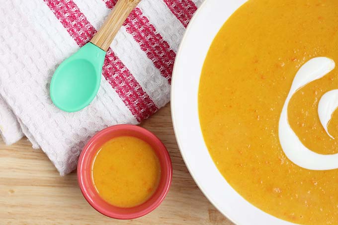 red lentil soup for parent and baby