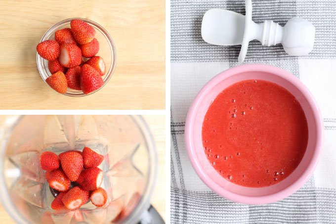 how to make strawberry homemade baby food
