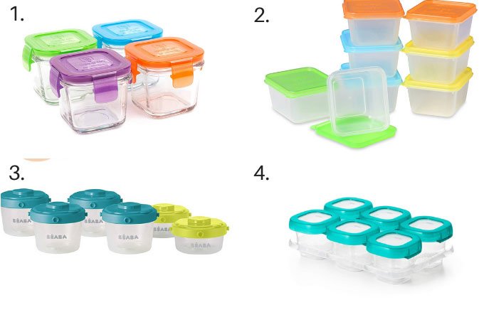 best baby food storage containers