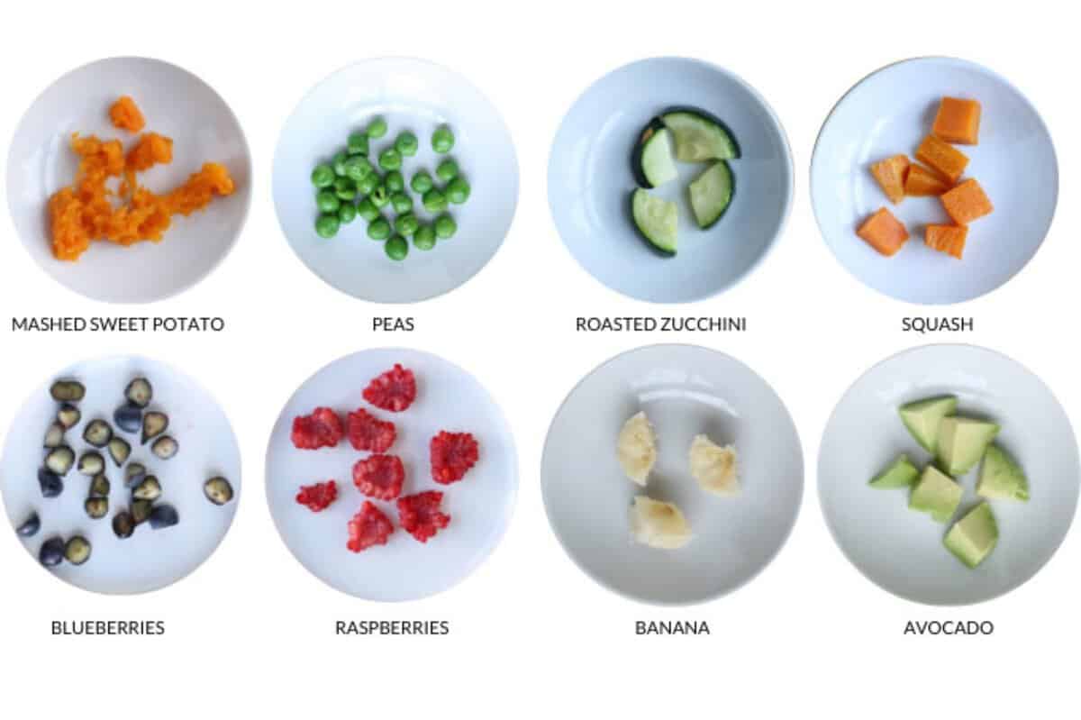 produce for baby finger foods.