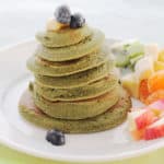 spinach-banana-pancakes-on-white-plate