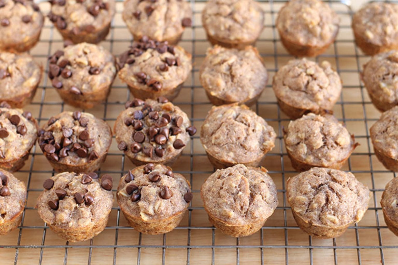 sugar free banana muffins on wire rack