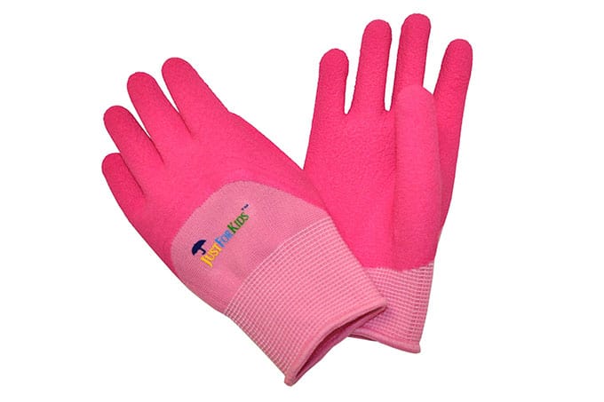 kids-garden-gloves in pink