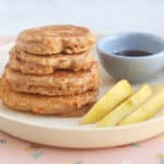 carrot-pancakes-in-stack-with-pear-slices