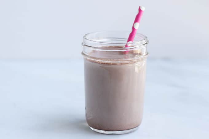 chocolate-milk-in-jar-with-pink-straw