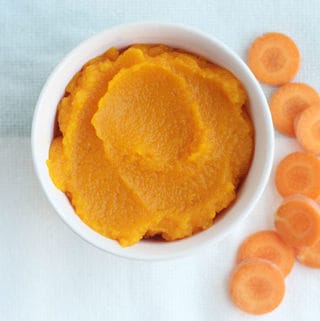 carrot-puree-for-baby-in-white-bowl