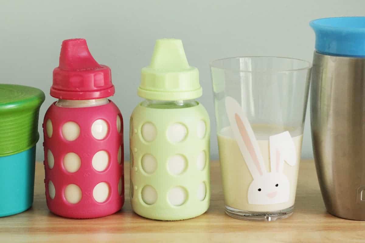 toddler-milk-in-sippy-cups-and-open-cups
