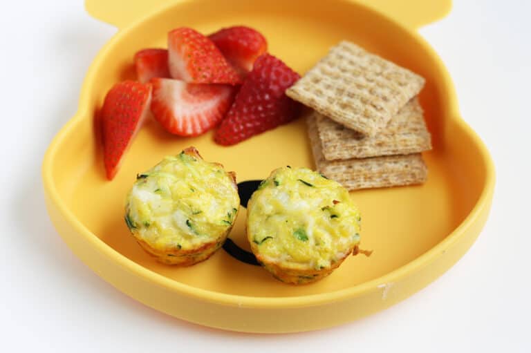 Easy Egg Cups with Zucchini and Cheese Yummy Toddler Food