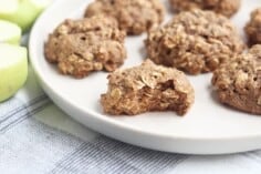 applesauce-cookies-on-whit-eplate