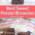 sweet potato brownies pin 1