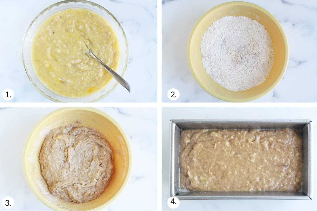 how-to-make-lower-sugar-banana-bread-step-by-step