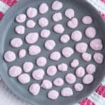 blueberry-yogurt-melts-on-gray-plate