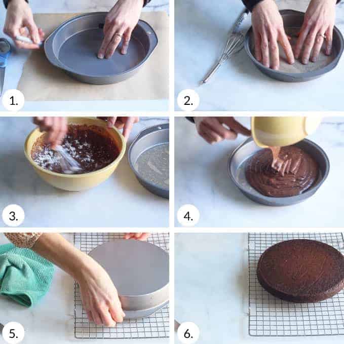 how to make football cake step by step