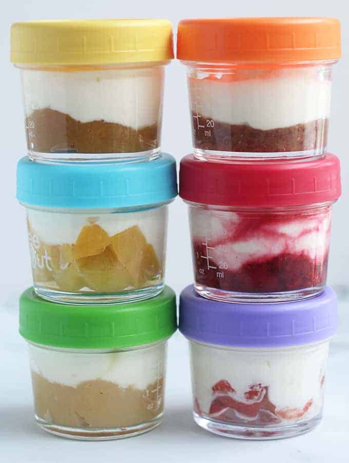 stacked-baby-yogurt-with-fruit-in-containers