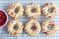 baked-raspberry-donuts-on-wire-rack