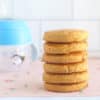 stack-of-teething-biscuits-on-table