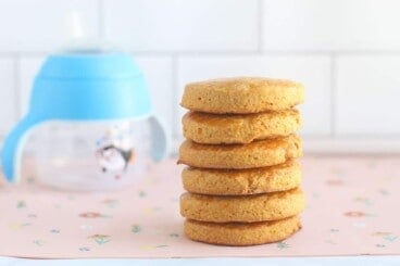 stack-of-teething-biscuits-on-table