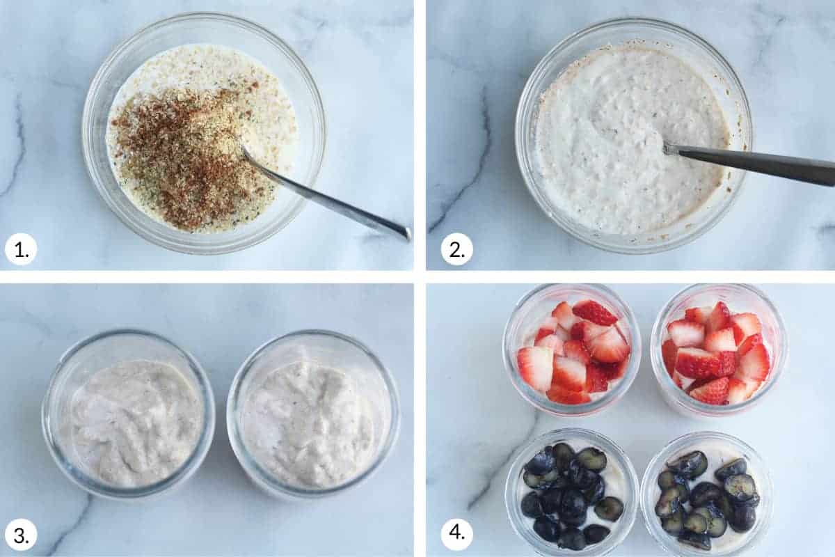 how to make overnight oats step by step process