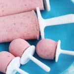 mini baby popsicles on plate.